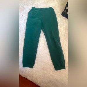 GREEN SWEATPANTS SIZE MEDIUM